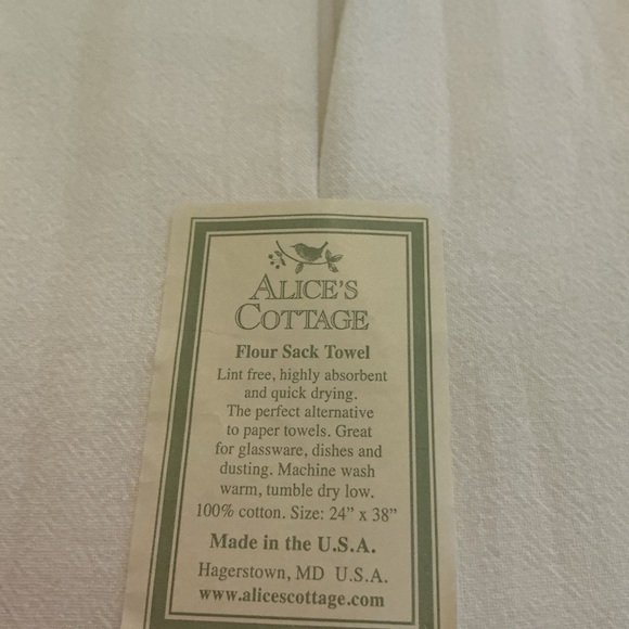 🌸Alice’s Cottage Charming Cat Flour Sack Towel - Picture 4 of 4